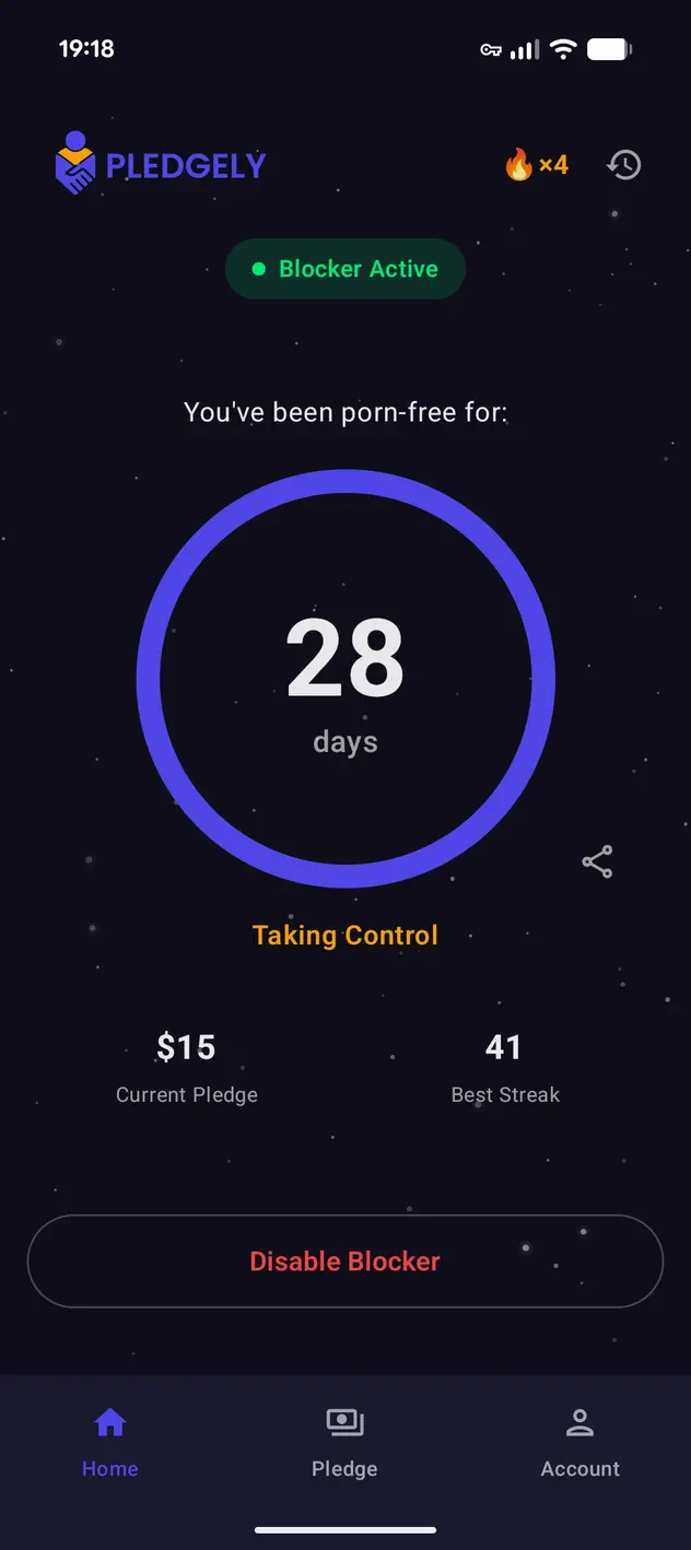 mobile dashboard screenshot